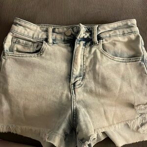 VERVET acid wash cutoff shorts, size Junior XS. Worn once.